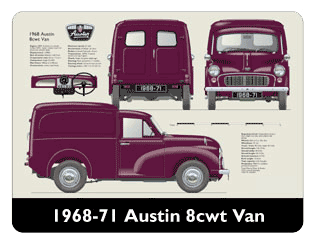 Austin 8cwt Van 1968-71 Mouse Mat